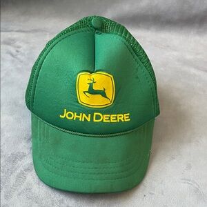 Vintage John Deere Green Cap with Yellow Logo